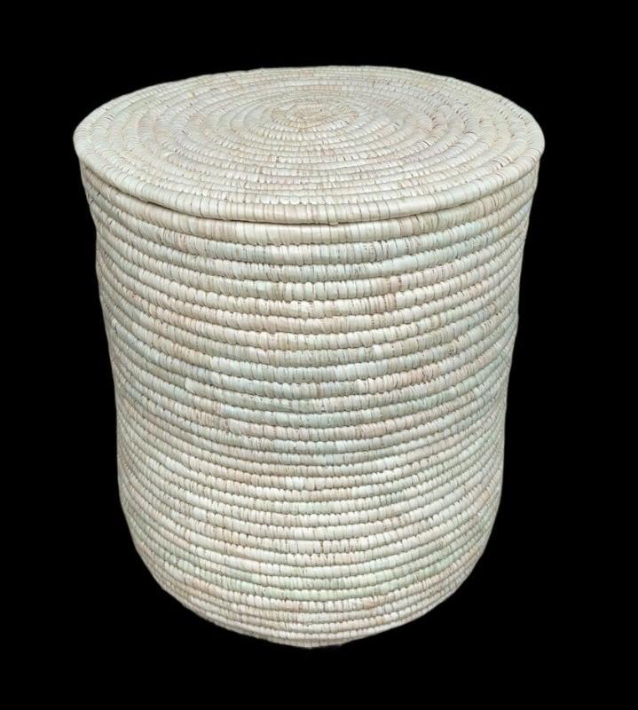 Large Ethiopian Lidded Basket